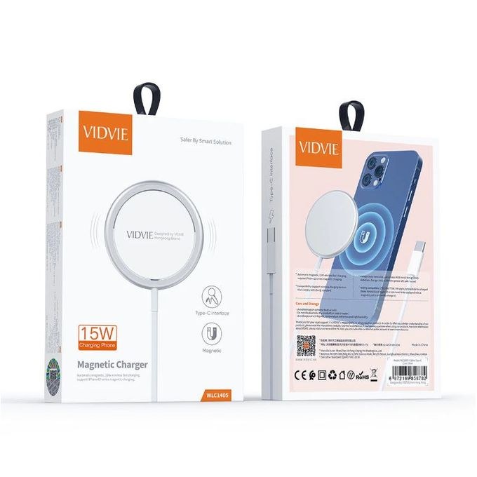 Vidvie Chargeur Magnétique TYPE C 15W WLC1405
